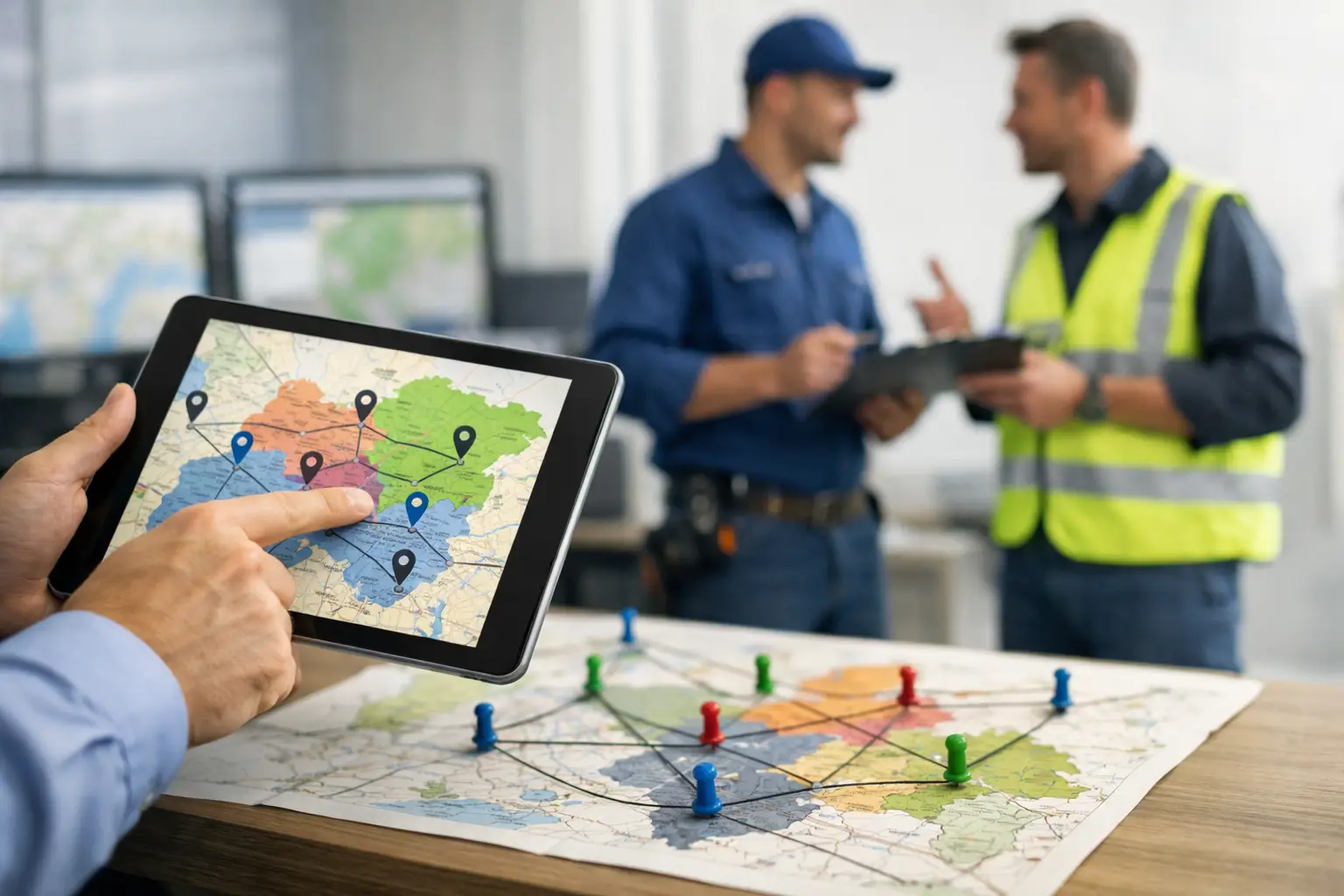 Cómo asignar técnicos por zonas sin perder control